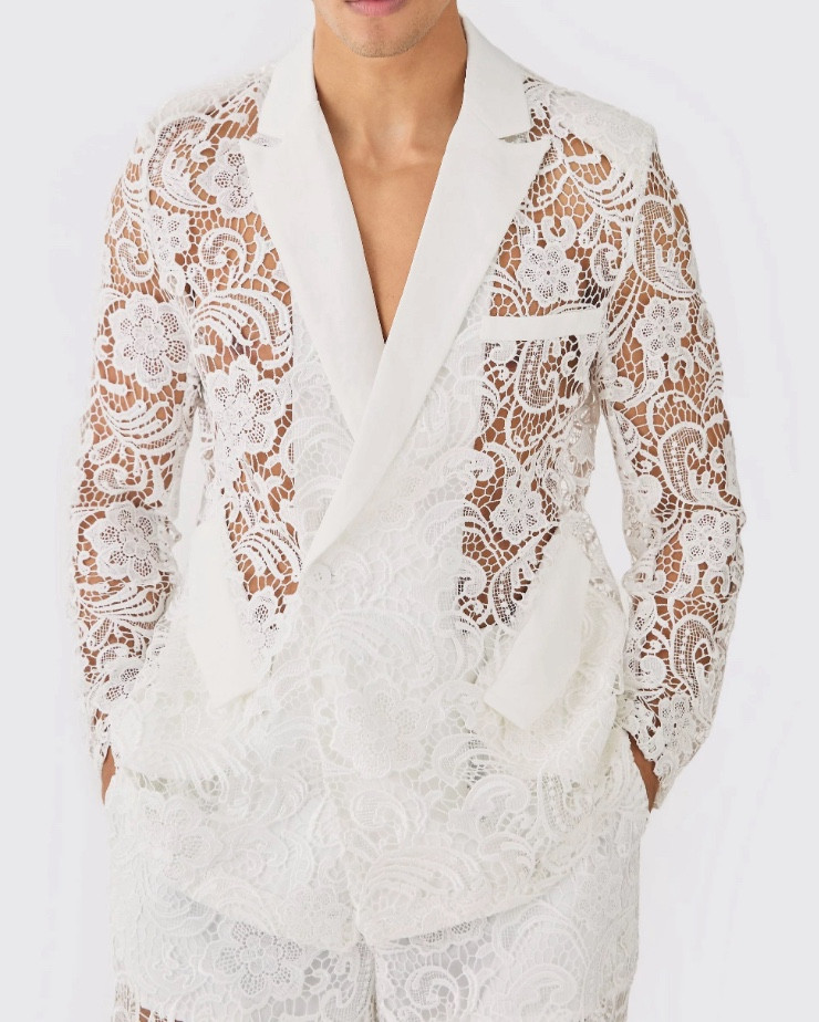 This white men’s lace blazer is only $35. Fell in love when I saw it and immediately purchased. Definitely worth the buy. Comes in black as well which I tagged, and I also tagged the matching pants for $36. I was worried it’d be itchy but it’s actually super comfortable! Great for bridal parties, bachelorette/bachelor parties, or wedding events. 

#LTKMens #LTKFindsUnder50 #LTKWedding