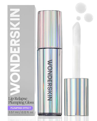 Wonderskin Lip Relapse Plumping Gloss – Lip Plumper Gloss for Fuller-Looking Lips with Hydrating, Non-Sticky, High-Shine Finish | Amazon (US)