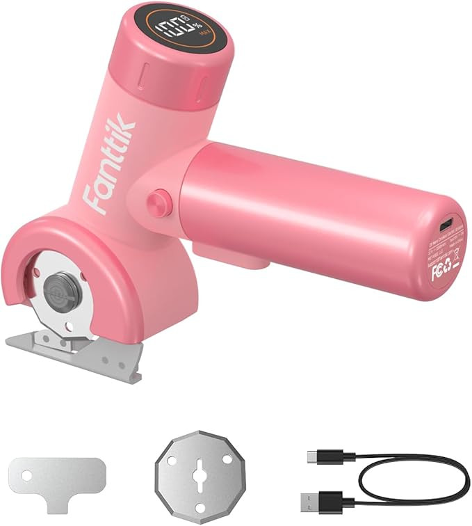 Fanttik C8 Nano Easyswap Cordless Electric Scissors with LED Display, Rechargeable Cardboard Cutt... | Amazon (US)