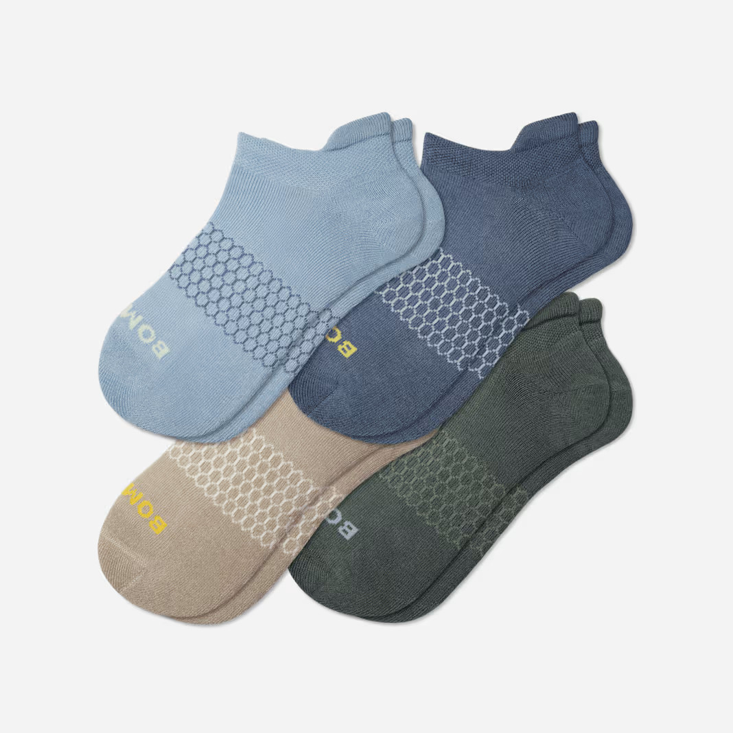 Men's Solids Ankle Sock 4-Pack | Bombas