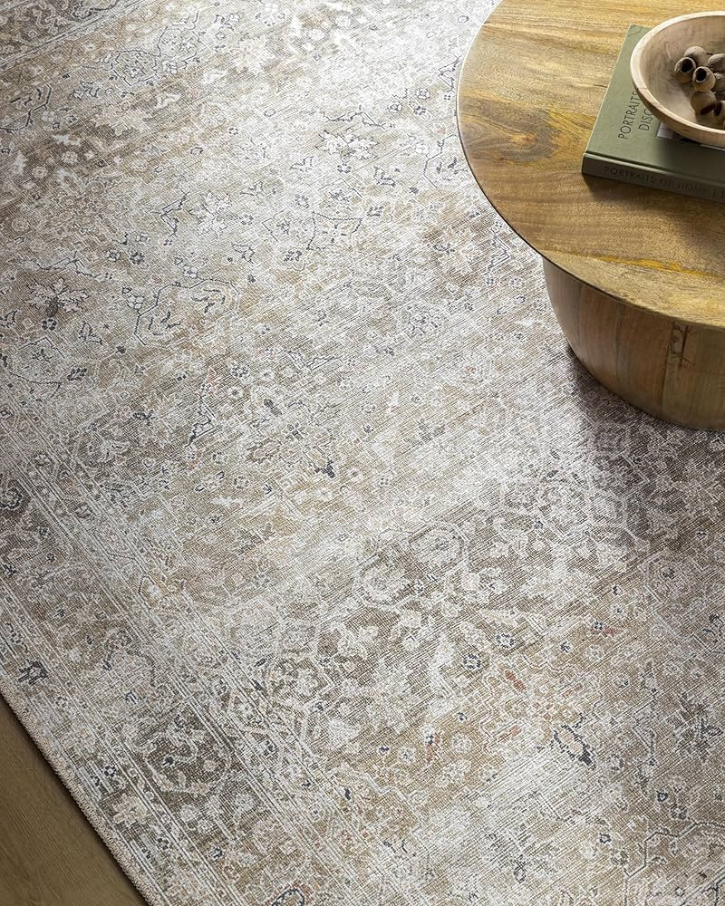 Surya Our PNW Home Rainier Updated Traditional Washable Area Rug, 5'3" x 7'3", Sage | Amazon (US)