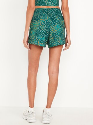 Extra High-Waisted Crinkle Run Shorts -- 3-inch inseam | Old Navy (US)