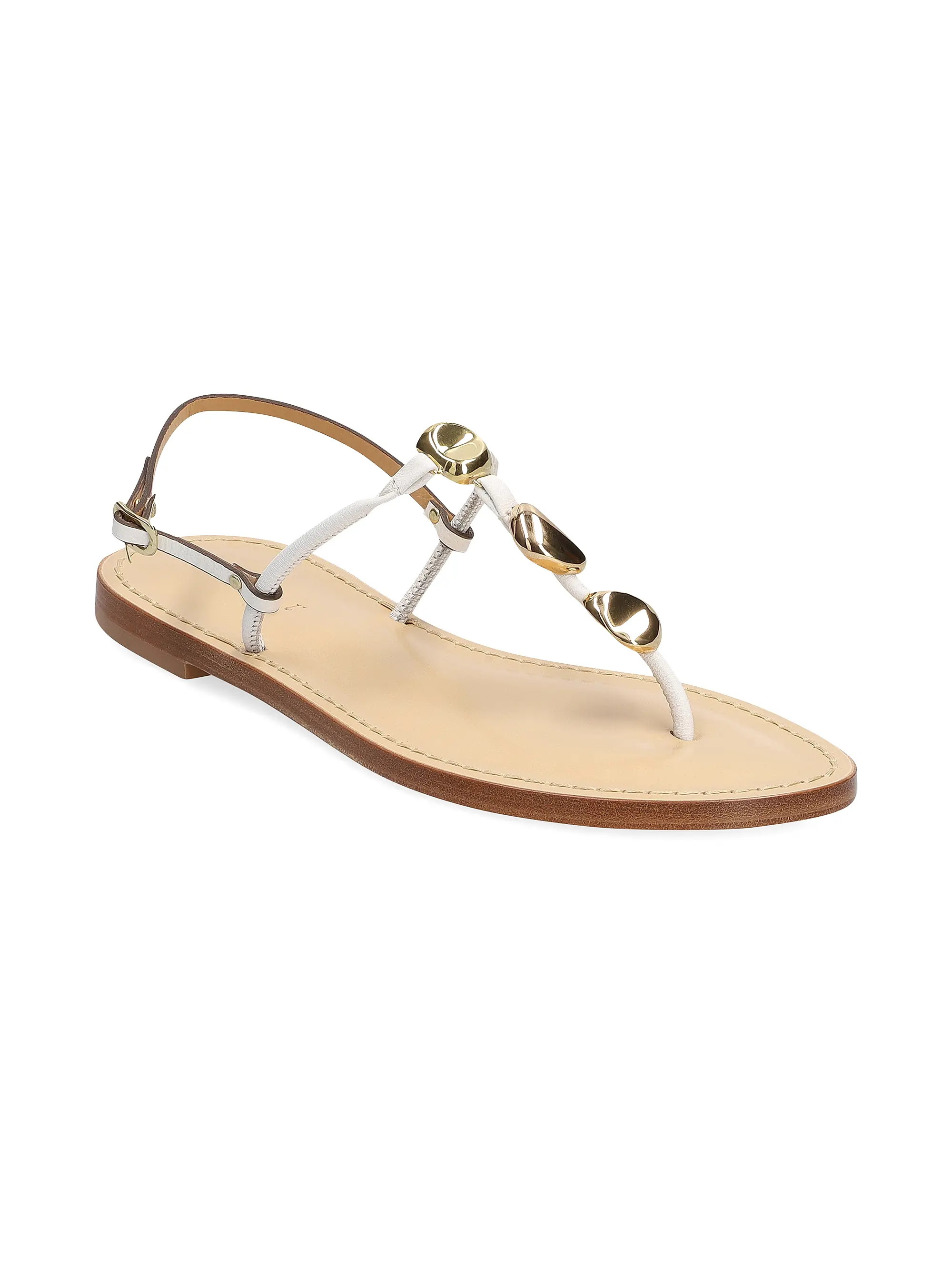 The Nairobi Beaded Leather Sandals | Saks Fifth Avenue