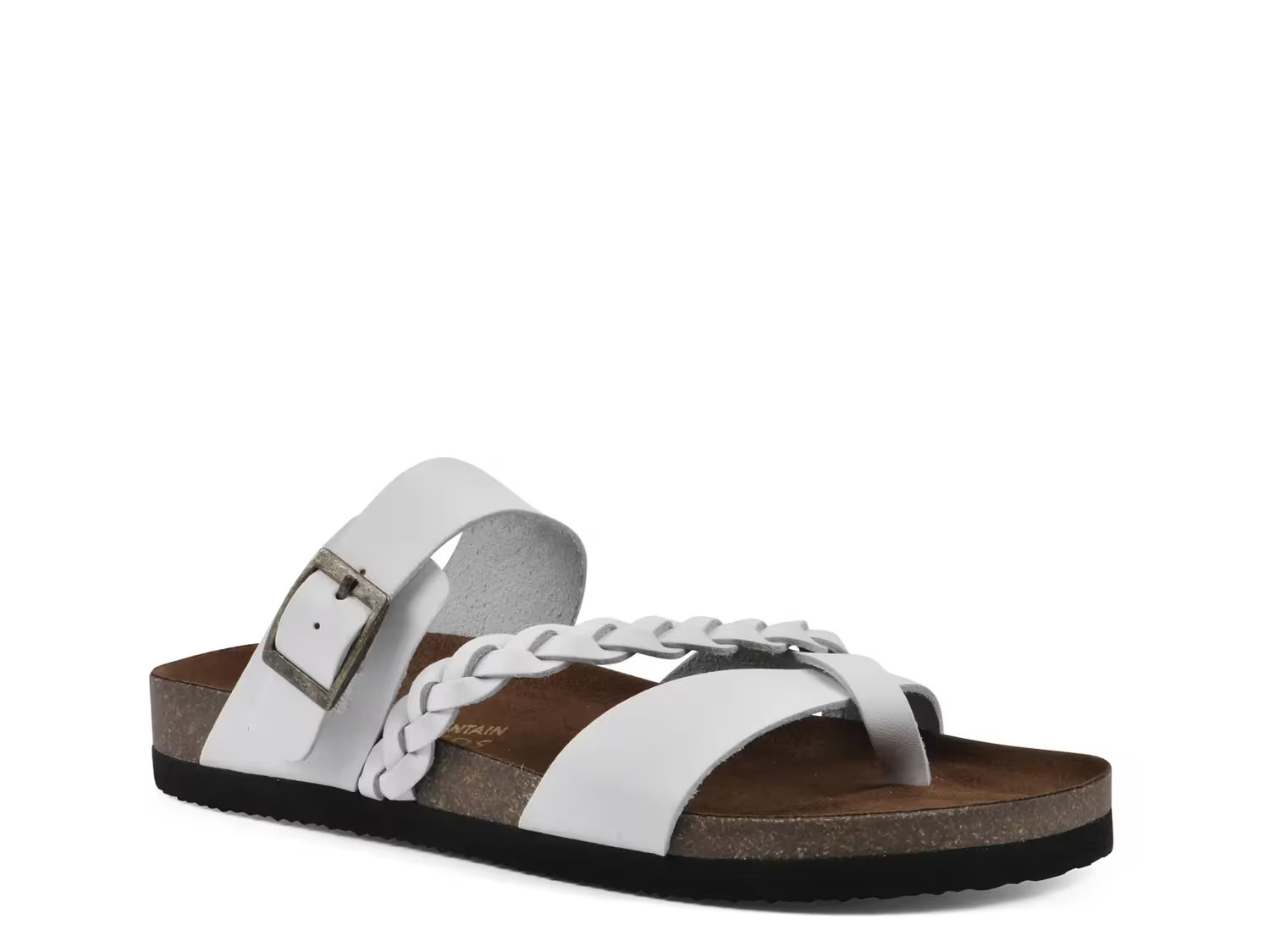 White Mountain Hazy Slide Sandal | Women's | White | Size 11 | Sandals | Footbed | DSW