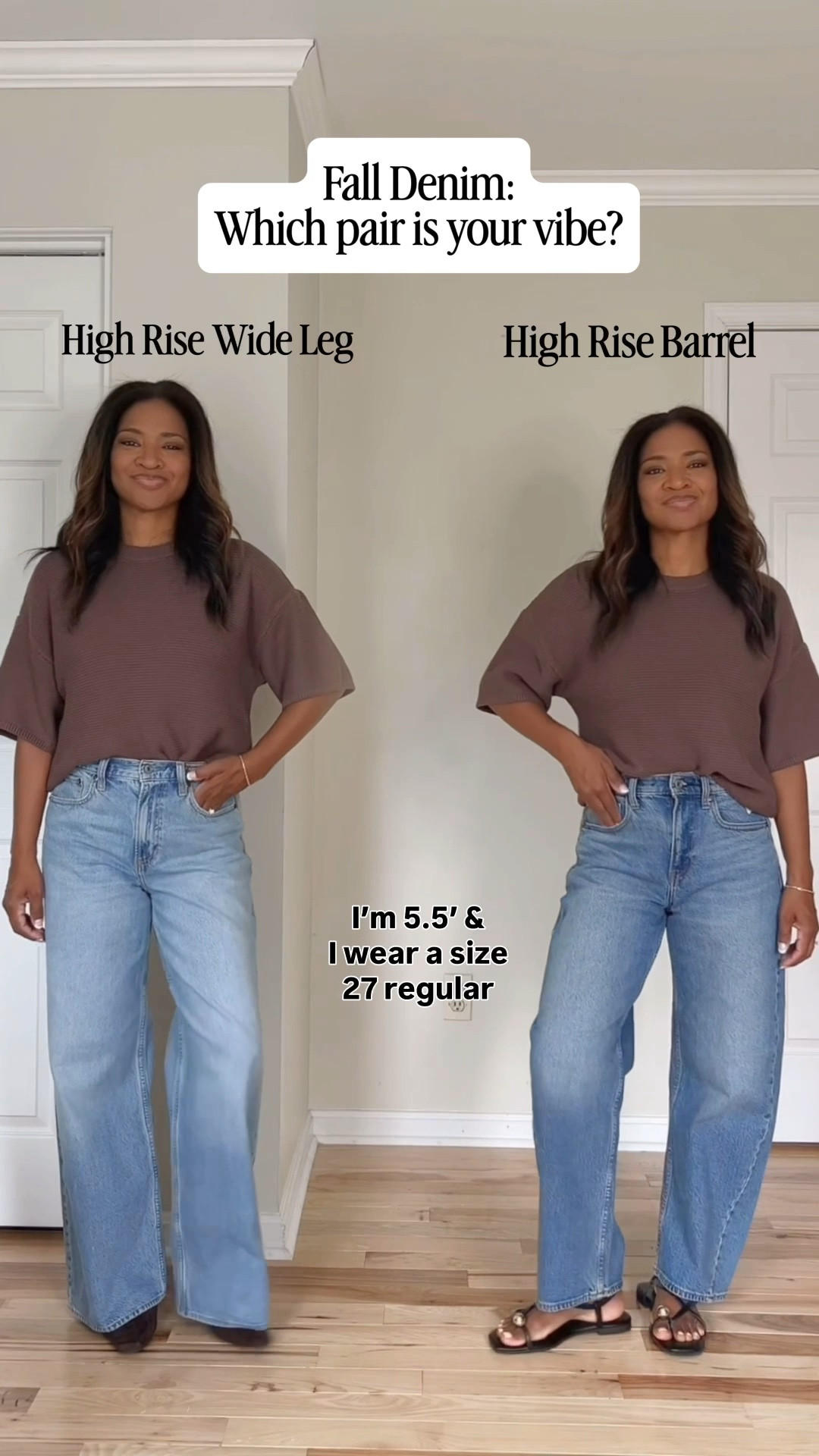#Abercrombiepartner @Abercrombie denim is my absolute favorite for Fall! I’m showing my top five denim pieces I recommend stocking up on. I wear a size 27 regular in all. And all denim is on sale for 25-50 % off right now! #ad
Denim Promo: *offer valid online only August 5, 2026 to August 10, 2026 in US/CA. Excludes clearance. Online price reflects discount* *Use code DENIMAF to get an additional 15% off almost everything in stores and online at checkout from August 5, 2026 to August 10, 2026 in US/CA. Exclusions apply. See details online. Extra 20% Off: *Offer valid in stores and online August 5, 2026 to August 10, 2026 in US/CA. Exclusions apply as indicated. Online price reflects discount.

#LTKgrwm #LTKmorningroutine #LTKOver40