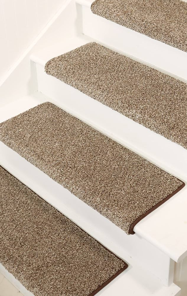 Oak Valley Designs™ Rounded Bullnose Carpet Stair Treads - Anti Slip Indoor Stair Mats for Wood... | Amazon (US)