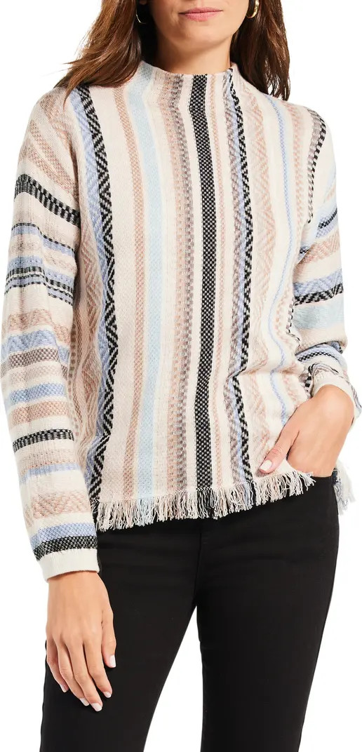 Early Frost Stripe Cotton Blend Sweater | Nordstrom