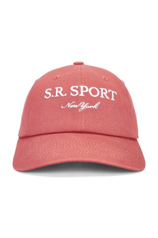 Sporty & Rich Sport Hat in Coral | FWRD 