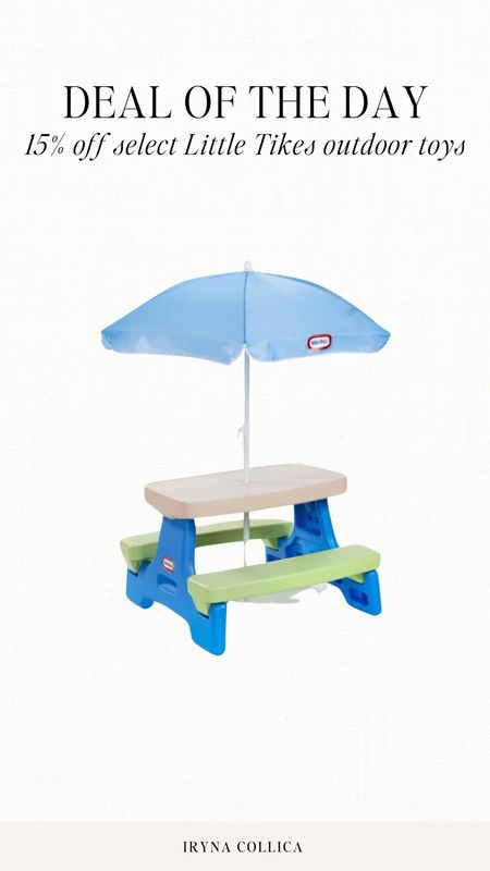 15% off select Little Tikes Outdoor Toys for Kids and Toddlers

#LTKKids #LTKSeasonal #LTKSaleAlert