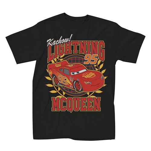 Disney Pixar Cars Lightning McQueen Kachow! Adult T-Shirt | Amazon (US)