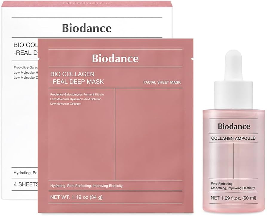 BIODANCE Collagen Duo: Bio-Collagen Real Deep Mask & Collagen Ampoule | Amazon (US)