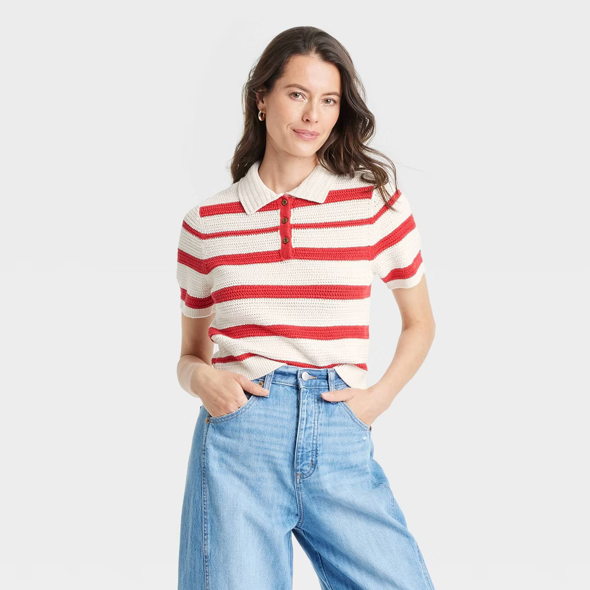 Women's Collared Pullover Sweater - Universal Thread™ | Target