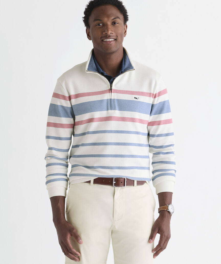 Breton Stripe Saltwater Quarter-Zip | vineyard vines