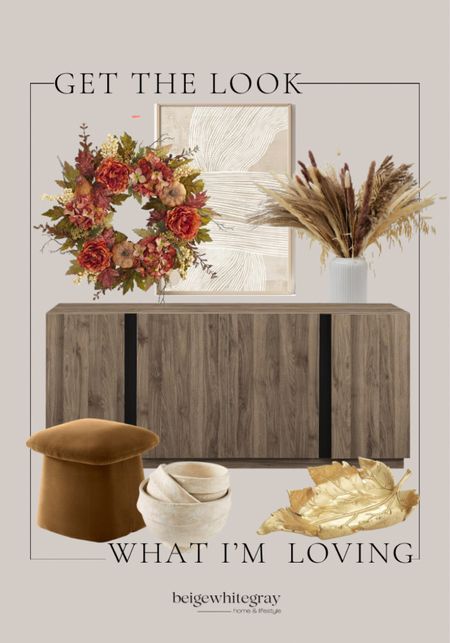 Amazon Home finds I am loving!! From the art to the beautiful wreath and beautiful color of this ottoman!! Check out the gold leave bowl perfect for the season. 

#LTKSeasonal #LTKhome