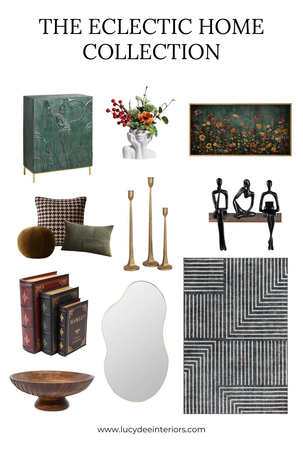 If you’re looking to add personality, color, and a more collected feel to your space, here’s a curated set of eclectic pieces that blend beautifully with a variety of styles. 

#LTKFindsUnder100 #LTKFindsUnder50 #LTKHome