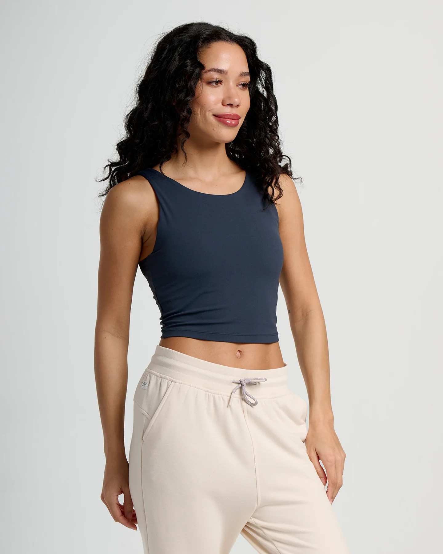 Women's All Day Tank - Deep Navy | Free Fly Apparel