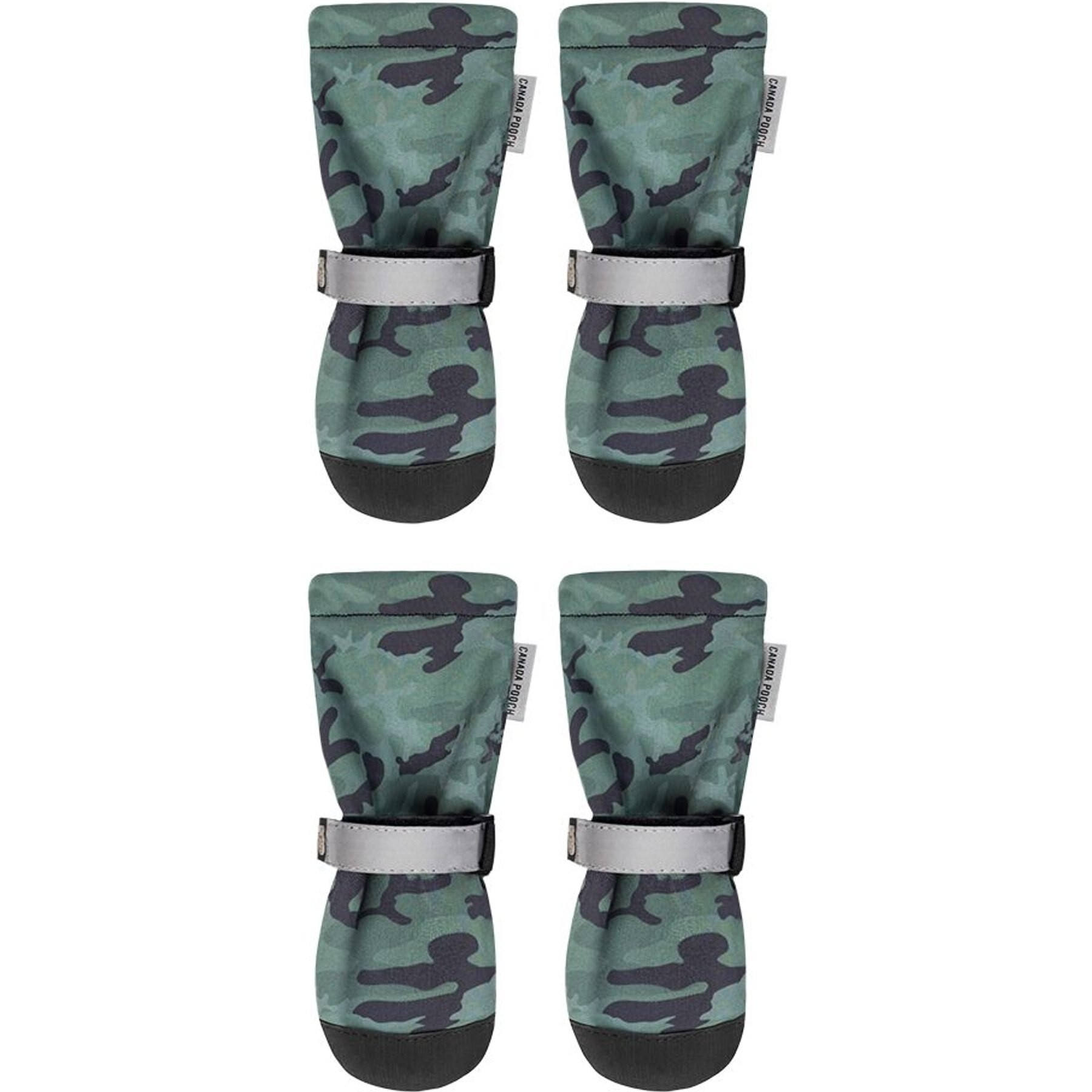 Canada Pooch Soft Shield Dog Boots, Green Camo Reflective, 2 | Chewy Canada