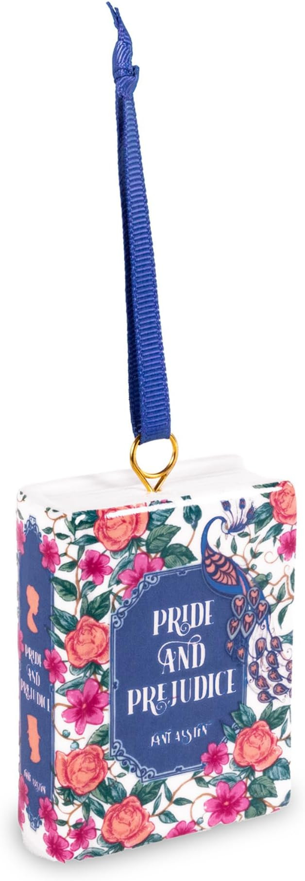 Steel Mill & Co Book Stack Christmas Ornament, Book Lovers Holiday Decorations, Classic Titles, P... | Amazon (US)