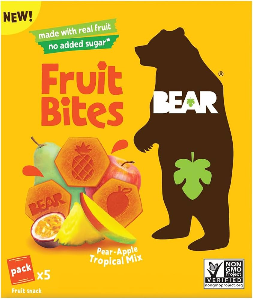 Bear Tropical Fruit Bites, 3.5 Oz | Amazon (US)