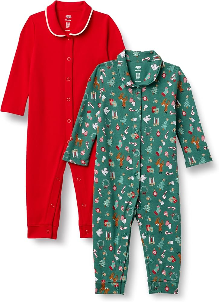 Amazon Essentials x Sofia Grainge Unisex Babies' Footless Sleepsuit, Pack of 2 | Amazon (US)