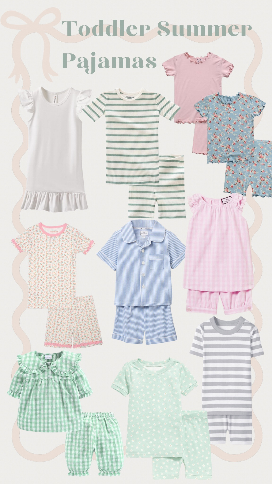 Toddler summer pajamas! These short sleeve pajamas are darling and perfect for warmer weather. 

#LTKFindsUnder50 #LTKBaby #LTKKids