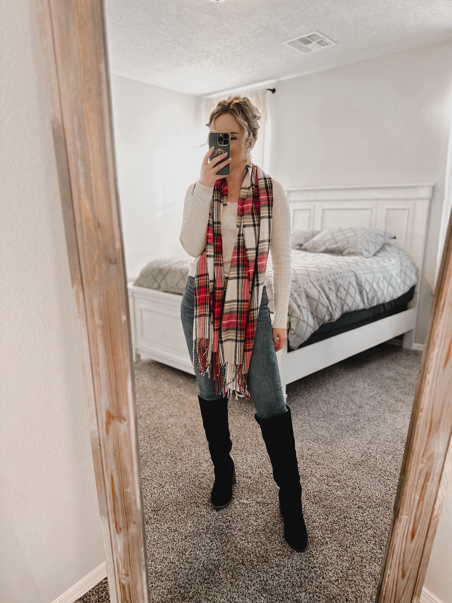 Casual Hallmark Movie Inspired Outfit - affordable, Amazon, Target, American Eagle

Top and jeans are true to size, I’m wearing a medium and a size 6

#LTKstyletip #LTKSeasonal #LTKfindsunder50