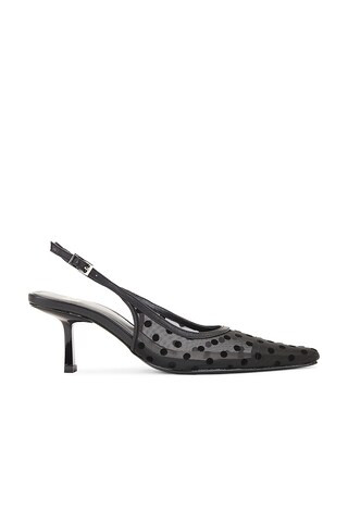 LPA Giulia Heel in Black Polka Dot Mesh from Revolve.com | Revolve Clothing (Global)
