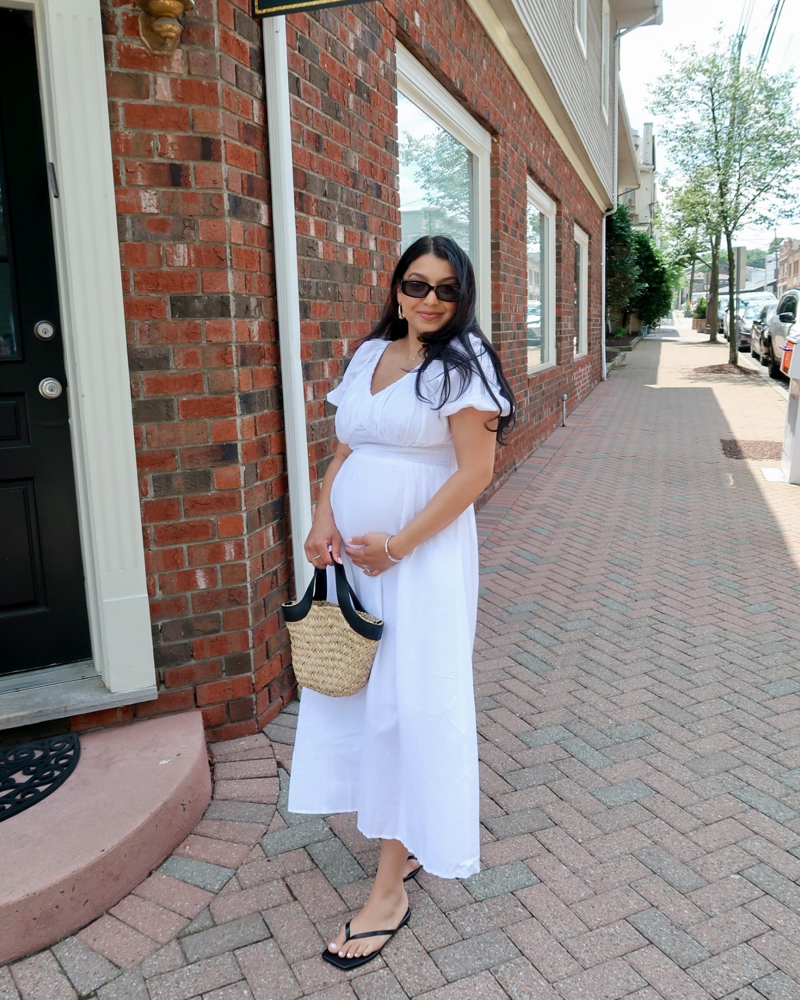 Summer Bump Friendly Outfit 🤍 

#LTKFindsUnder100 #LTKBump #LTKFindsUnder50