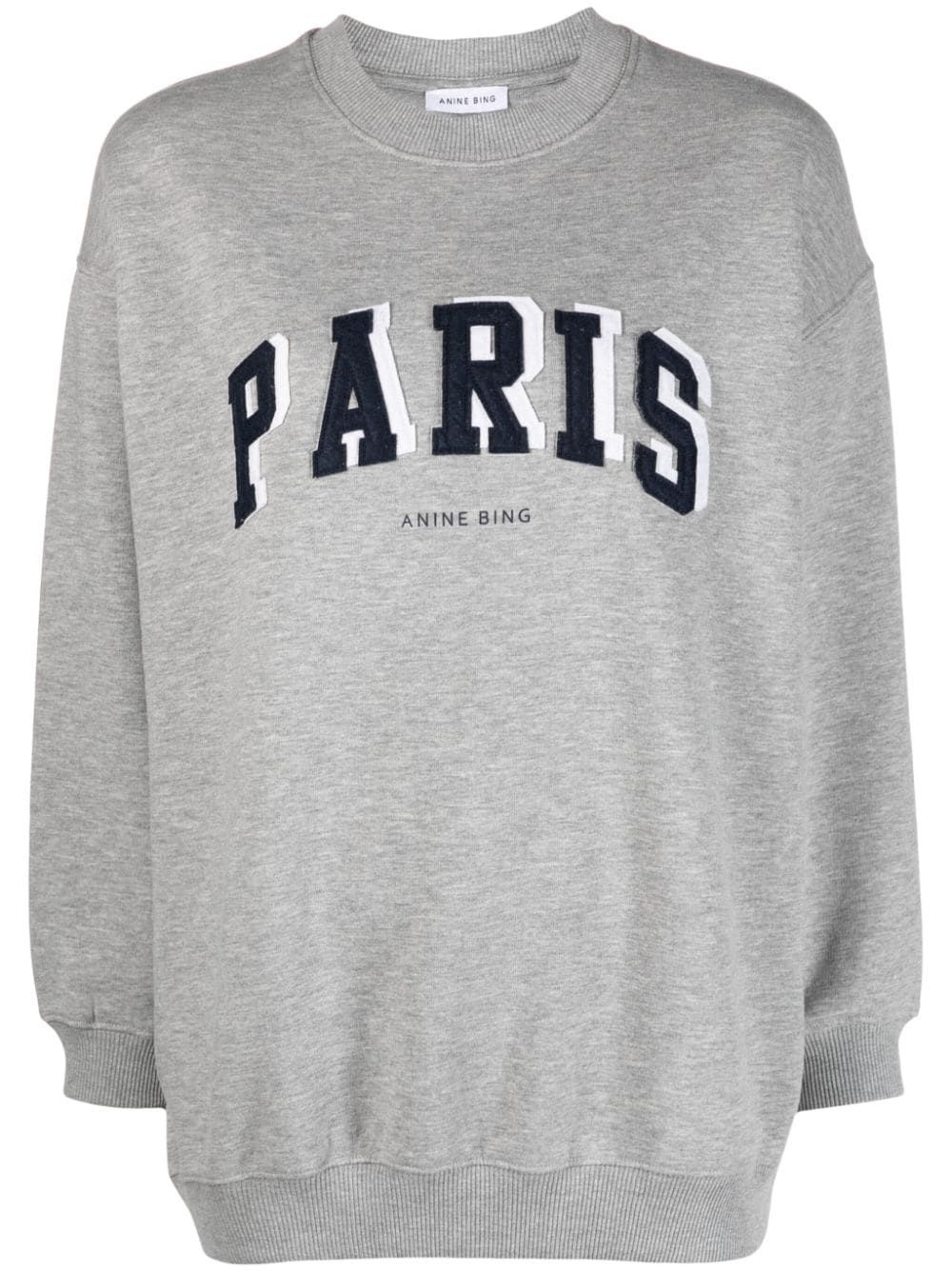 ANINE BING Paris crew-neck Sweatshirt  - Farfetch | Farfetch Global