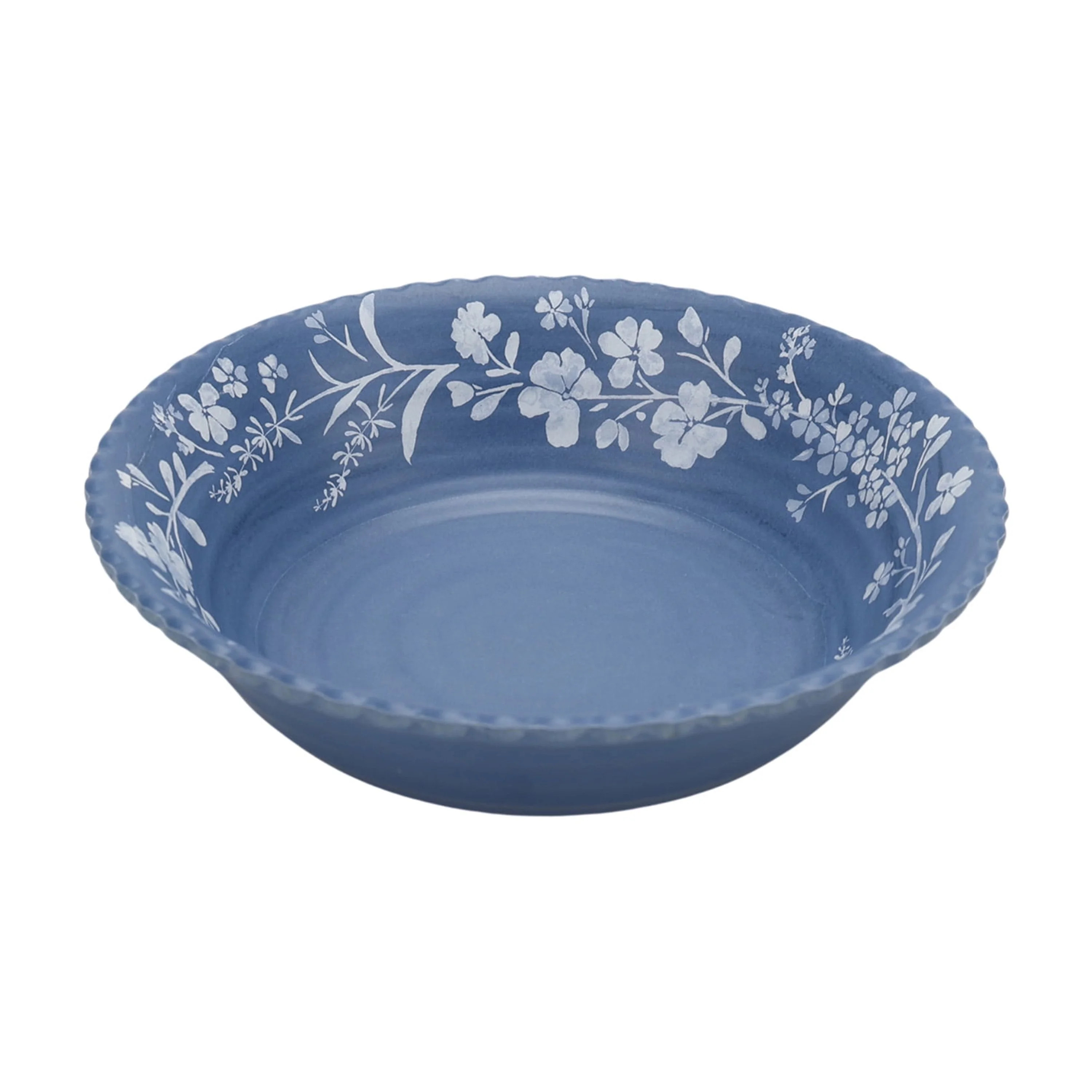 The Pioneer Woman Daisy Bamboo Melamine Cereal Bowl, Blue | Walmart (US)
