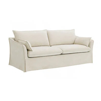 Modern Sofa With 2 Accent Pillows | Wayfair North America