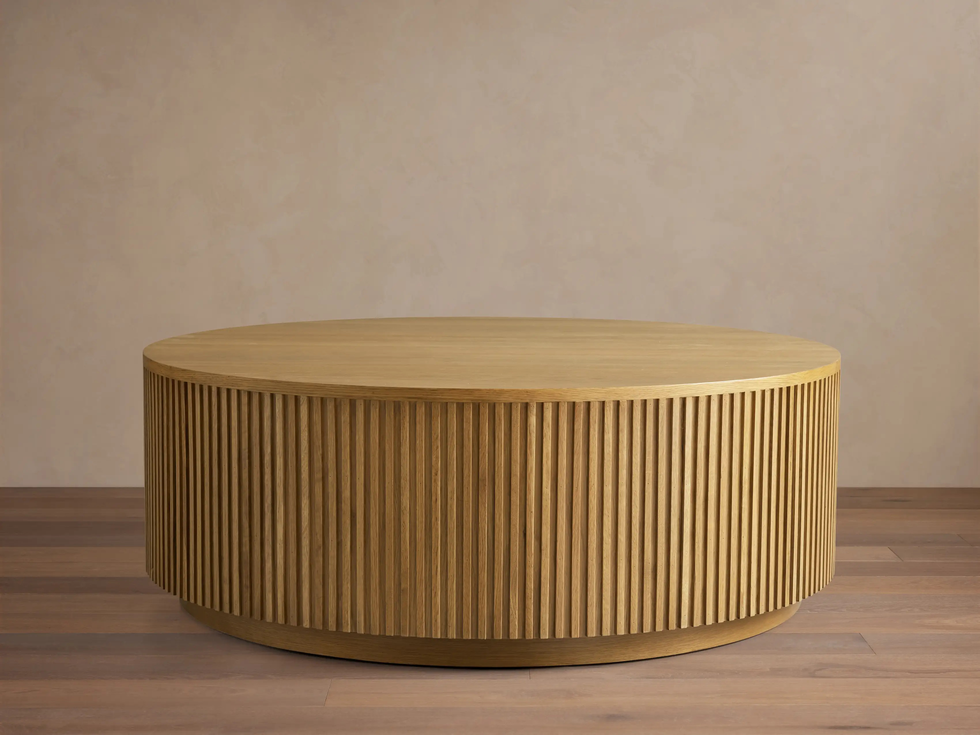 Finnley Round Wood Coffee Table | Arhaus