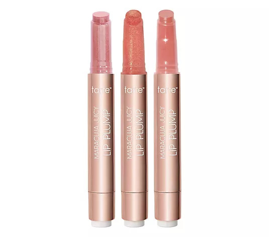 tarte Maracuja Juicy Plump Rose Trio - QVC.com | QVC