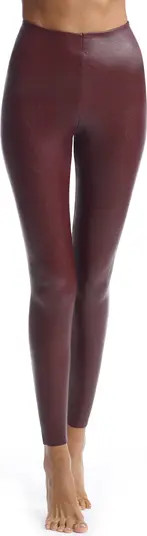 Control Top Faux Leather Leggings | Nordstrom