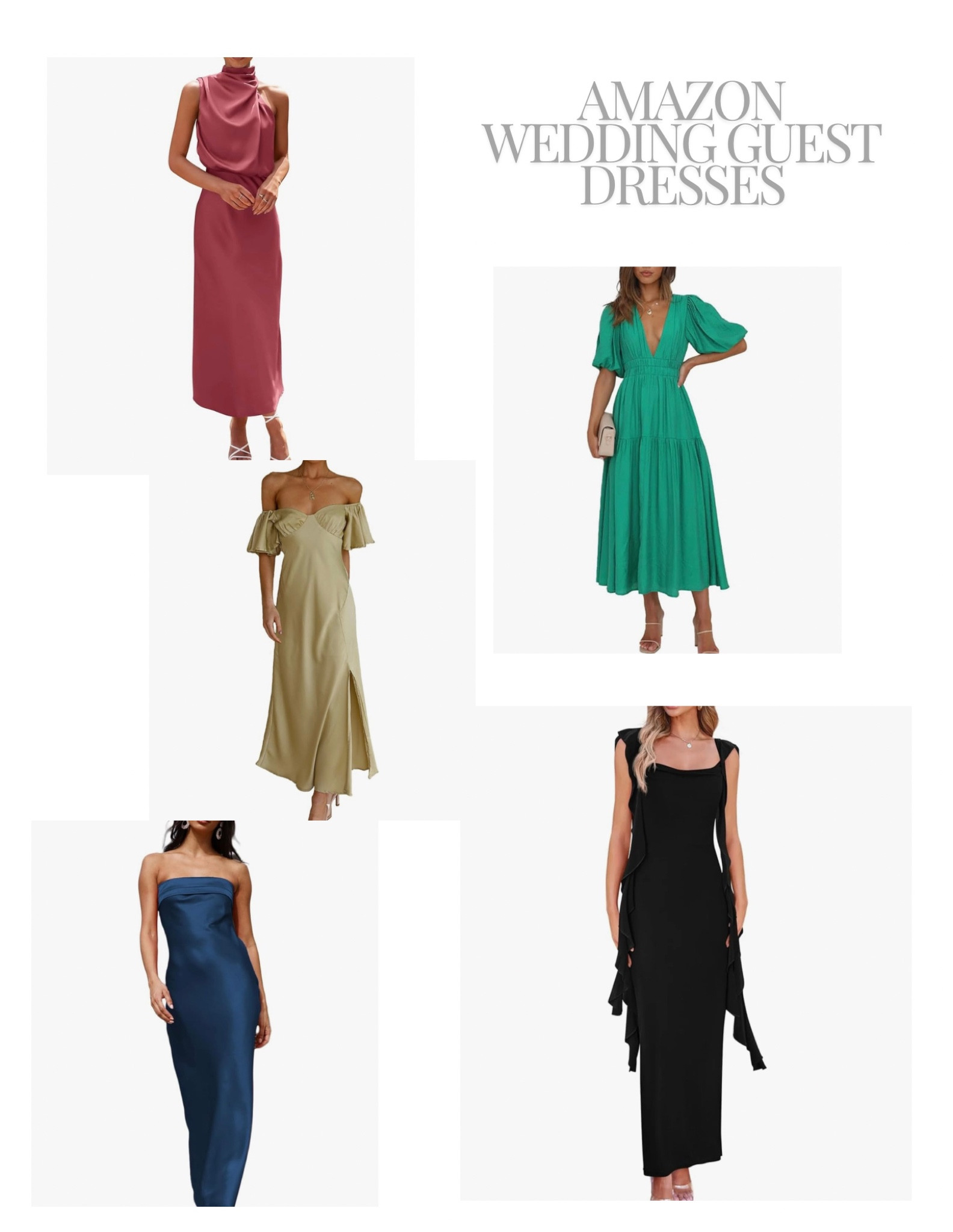 Amazon wedding guest dresses! 

#LTKWedding #LTKBeauty #LTKStyleTip