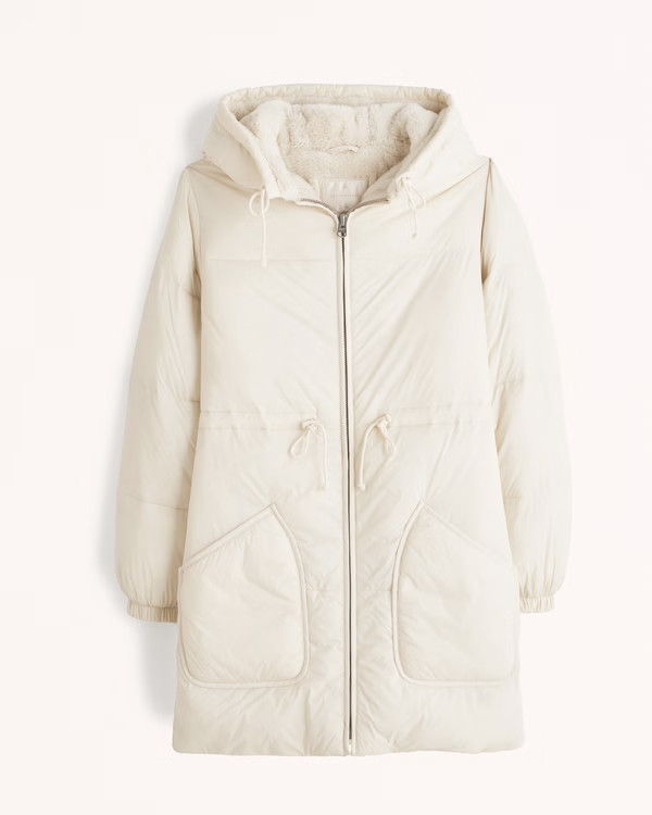 Women's A&F Air Cloud Puffer Parka | Women's Coats & Jackets | Abercrombie.com | Abercrombie & Fitch (US)