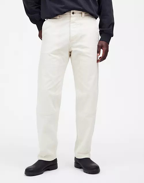 Relaxed Straight Workwear Pants | Madewell