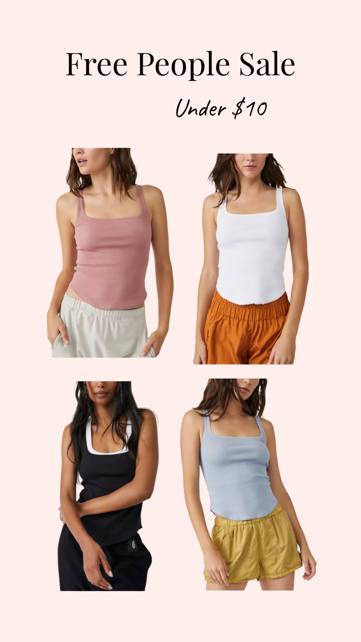 Free People Tank Top sale under $10! 

#LTKsalealert #LTKFind #LTKfit