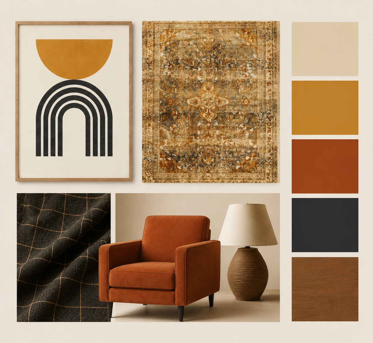 Transform your space with warm modern vibes 🌿✨ From cozy terracotta armchairs to layered textures and earthy tones — shop the look and elevate your home effortlessly! 

 #HomeInspo #InteriorDesign #LTKOver40 #LTKHome #LTKSaleAlert