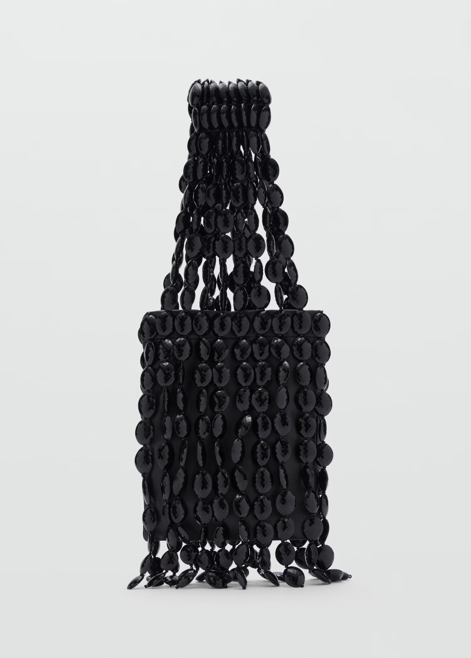 Leather handbag with beads - Women | MANGO USA | Mango (US/MX/AU)