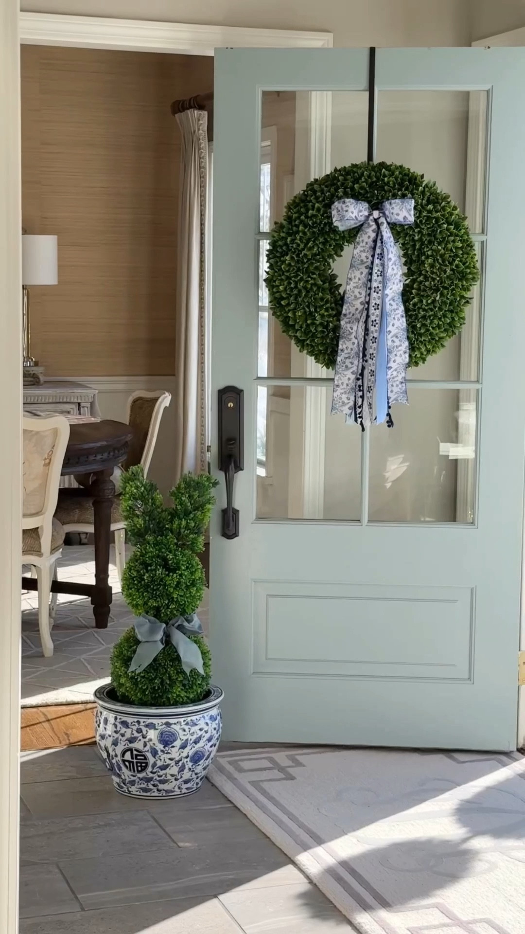 So impressed with this Amazon wreath ribbon.  Comes in a set of 2 and under $20 

#LTKHome