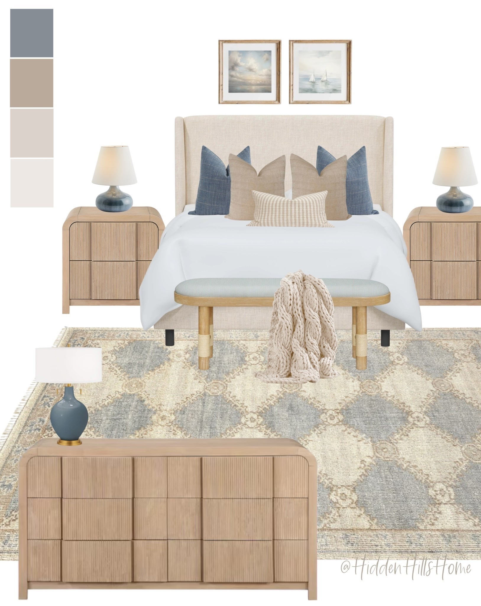 Coastal bedroom decor ideas, bedroom inspiration, bedding, bedroom design, bedroom mood board, Tilly bed, modern coastal bedroom inspiration, home decor #coastal

#LTKHome #LTKSaleAlert #LTKSeasonal