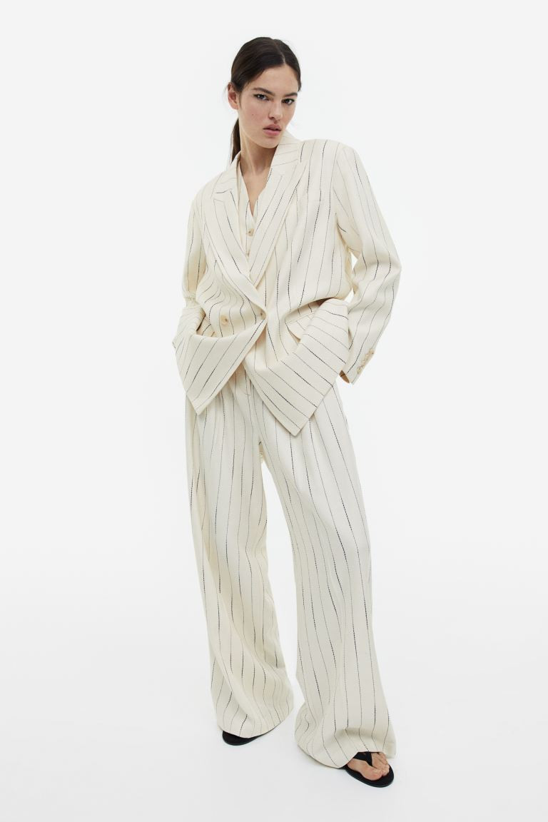 Linen-blend Jacket | H&M (US + CA)