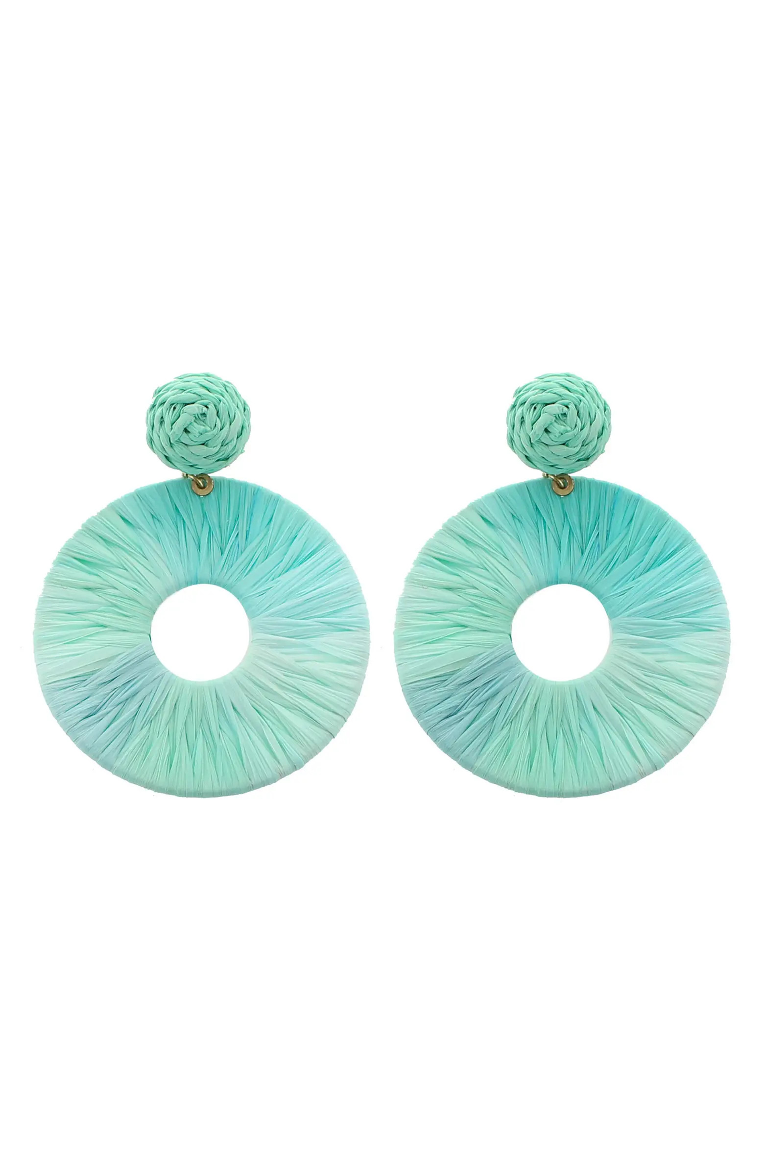 Raffia Statement Earrings | Nordstrom