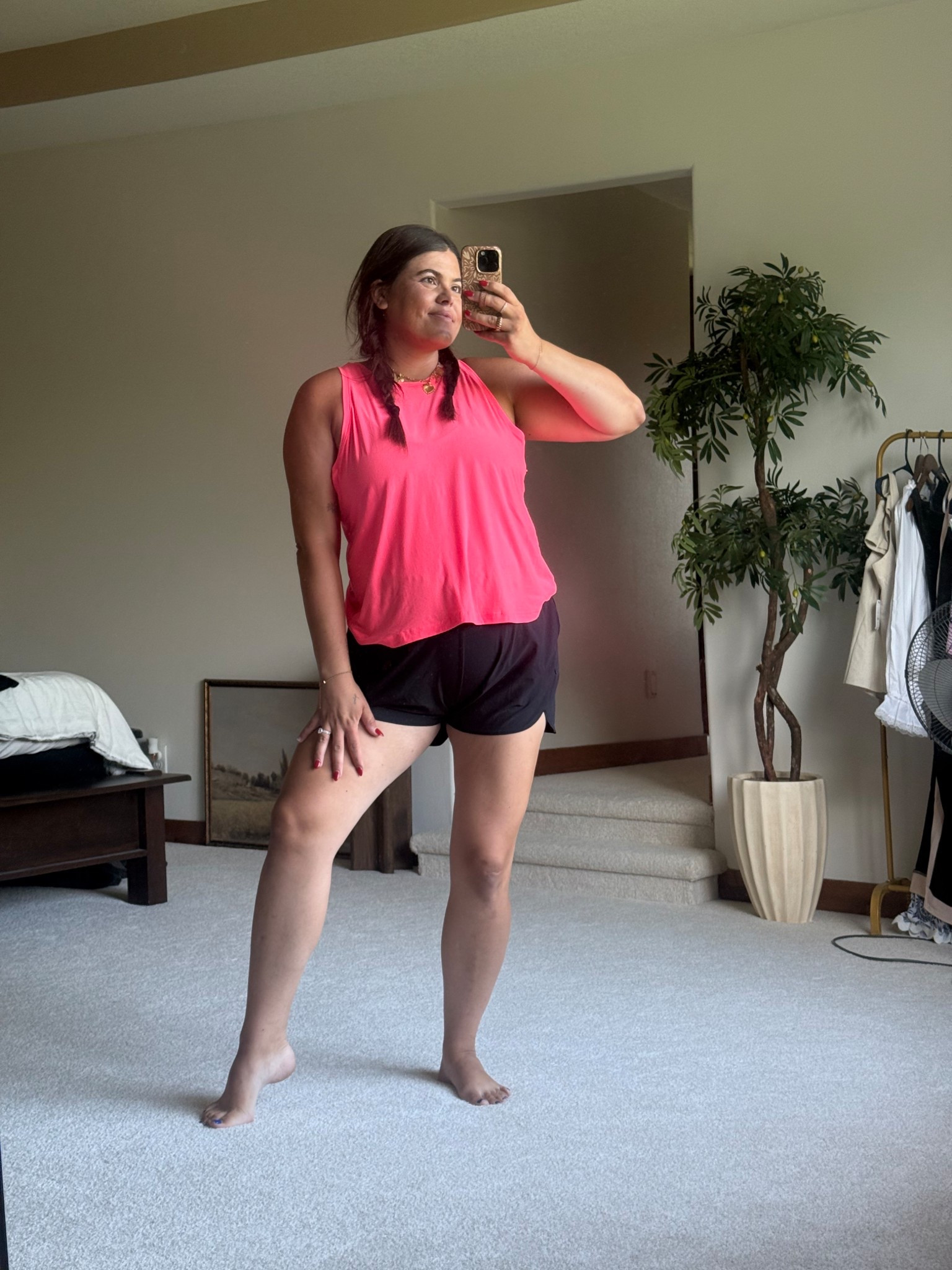 Favorite lightweight and not clingy or scratchy workout tanks under $8. I wear xl typically, size up to xxl pregnant just for the length but still really roomy!!

#LTKMidsize #LTKSaleAlert #LTKActive