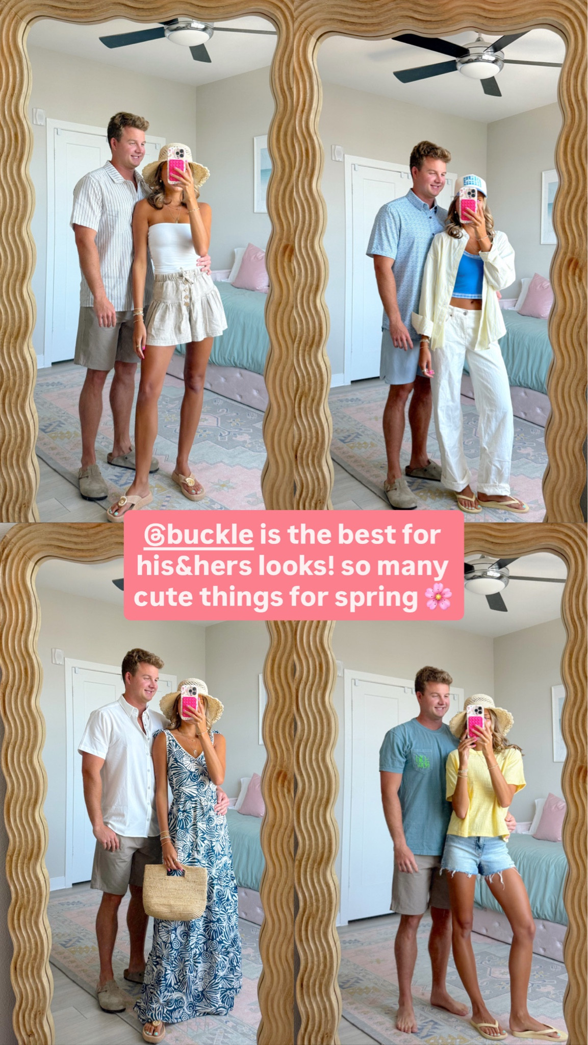 His and her spring outfit ideas for date night 💕 He is in a 33 pant L top and I’m in a 23 pant XS everything else from Buckle 

#LTKootd #LTKMens