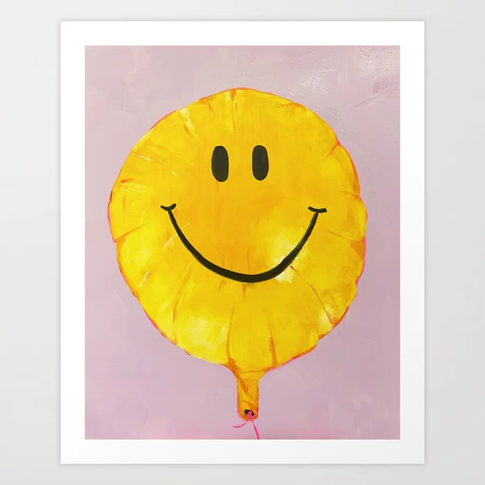 Mylar Balloon Art Print | Society6