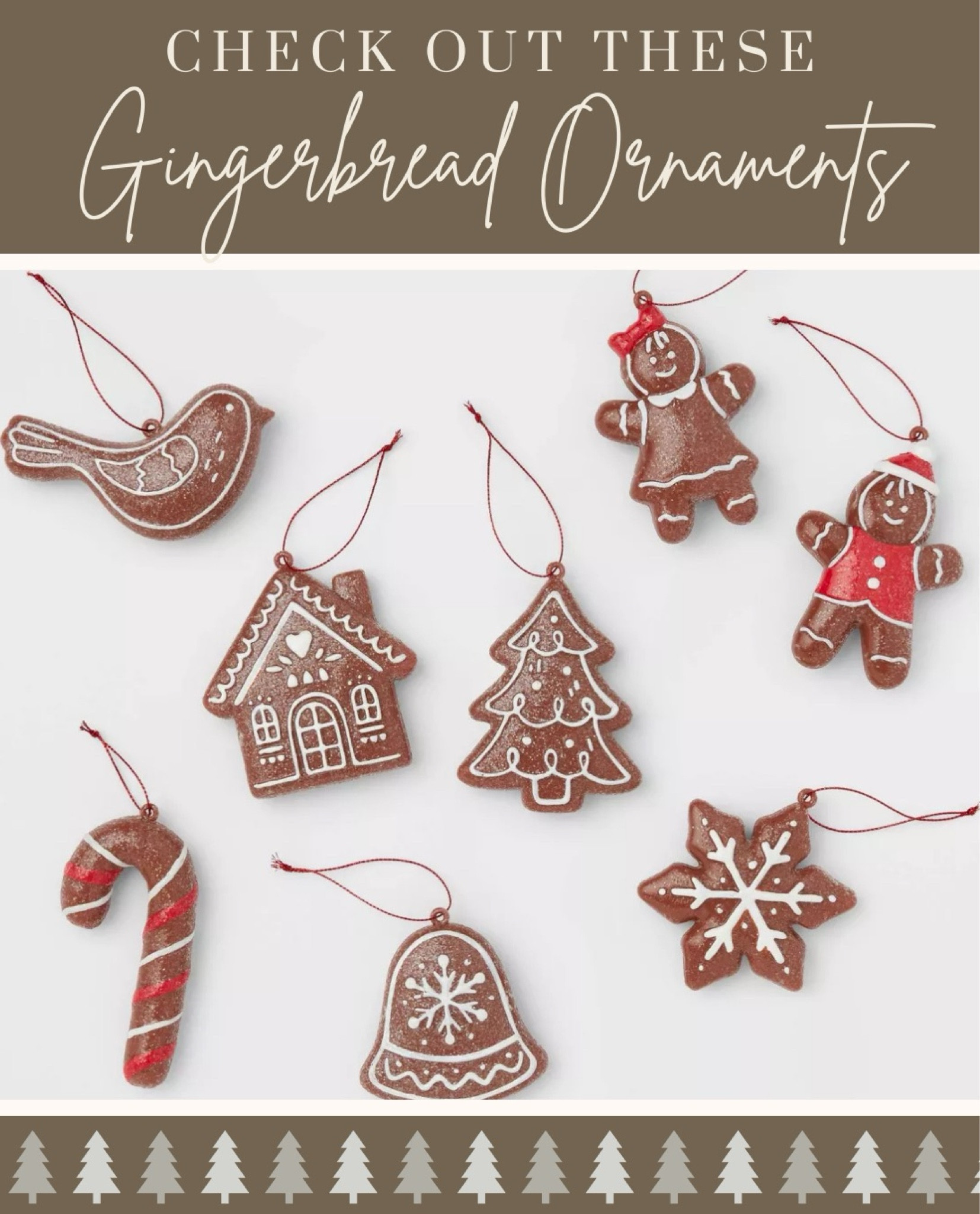 Add some sweet holiday charm to your tree with this adorable gingerbread cookie ornament set! 🍪🎄 These glittered designs are perfect for a cozy, festive look that brings a little extra sparkle.

#LTKSeasonal #LTKHome #LTKHoliday