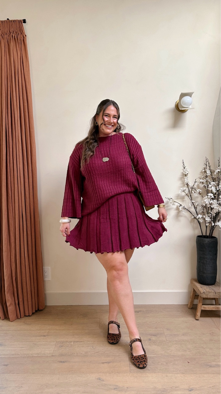Day 4 of 10 days of Thanksgiving Outfits on a midsize body! I’m wearing the size XL in the set!

I love this matching sweater skirt set! It’s an amazing look-for-less find that’s actually 100% cotton, not itchy, and comes in tons of colors!!

You could definitely add tights to this look and change up the shoes + add a jacket if it’s colder where you live!

#midsizefashion #thanksgivingoutfit #fallfashion #size16 #easyoutfit #affordablefashion #matchingset

#LTKFindsUnder50 #LTKHoliday #LTKMidsize