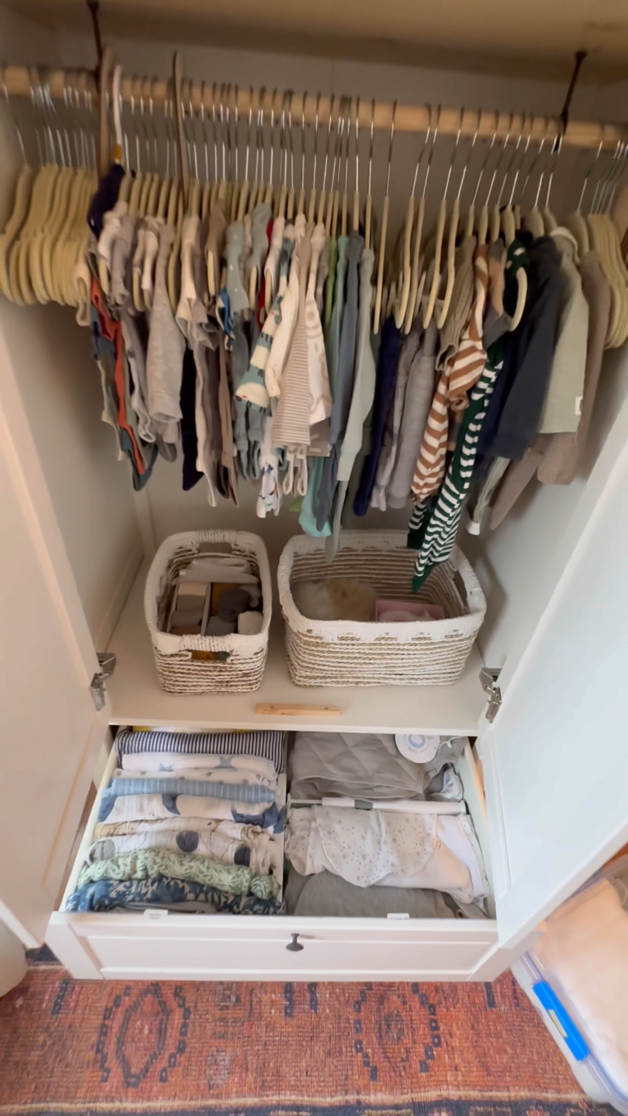 Our nursery armoire 🤍 we don’t have a ton of closet space so this armoire is the perfect size for a little one.  sharing some of my favorite products for organization

#LTKkids #LTKhome #LTKbaby